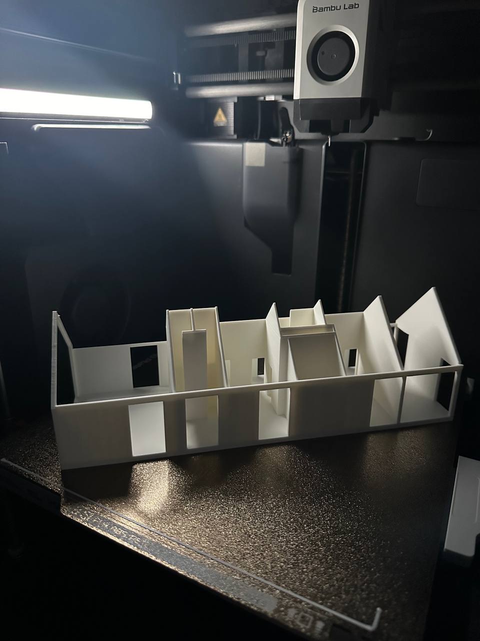 Architectural model printed on Bambu Lab printer